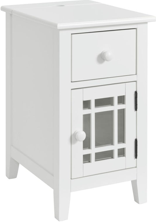 Marty Side Table in White