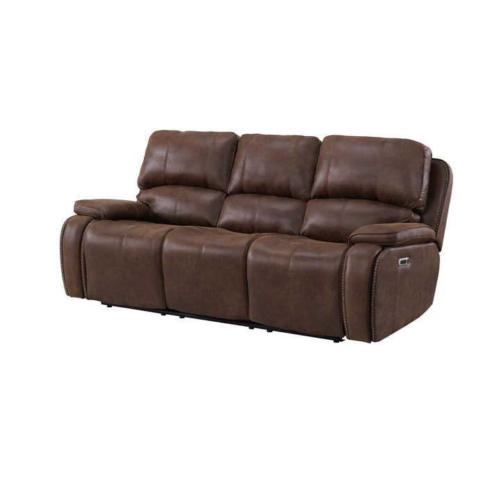 Atlantis Brown Power Sofa