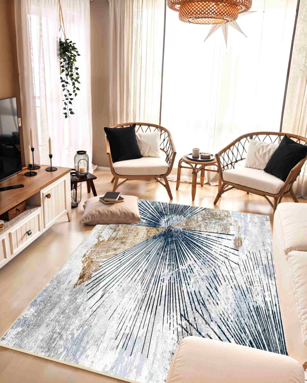 Sky Washable 7708 Grey RUG