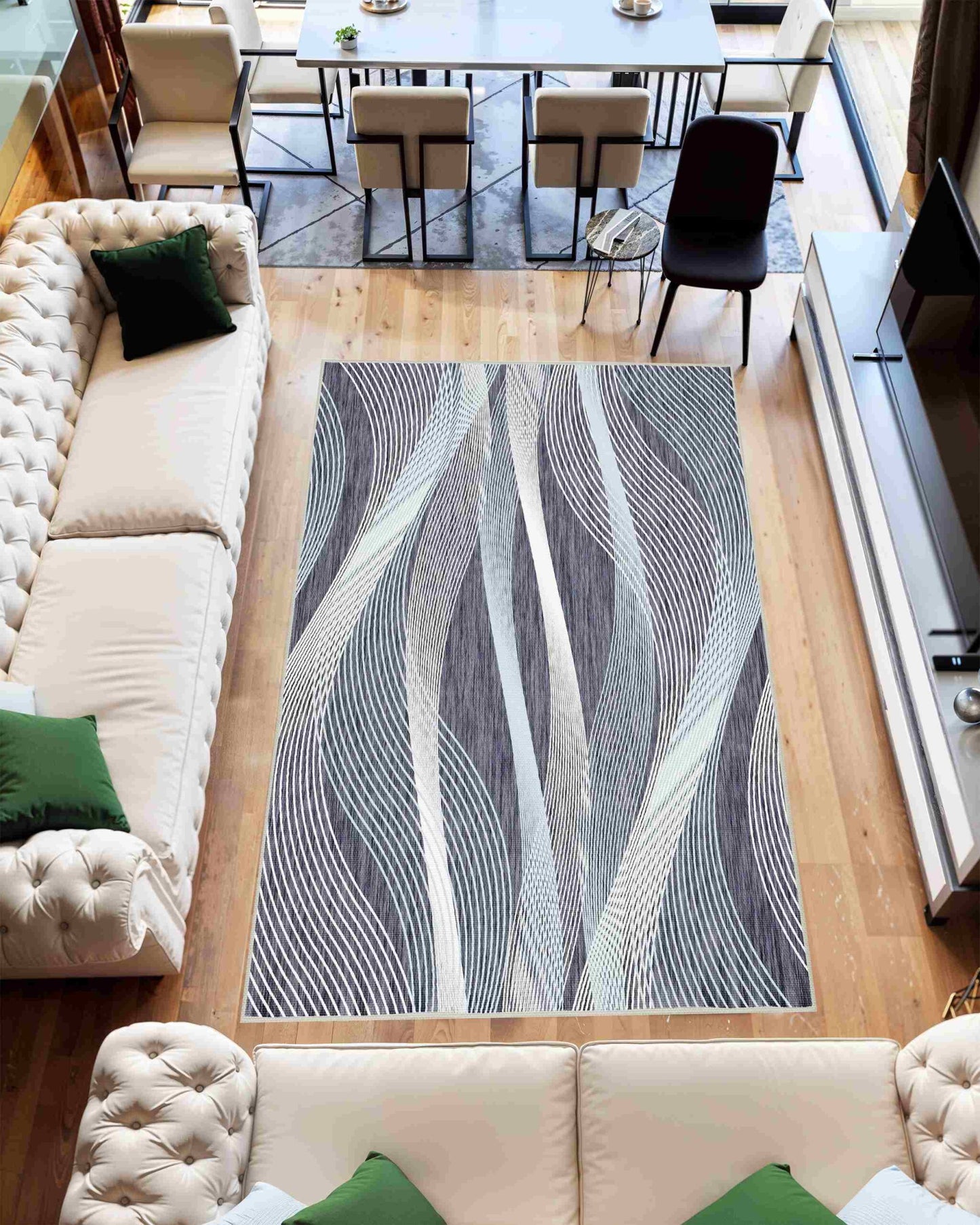Sky Washable 7709 Grey RUG