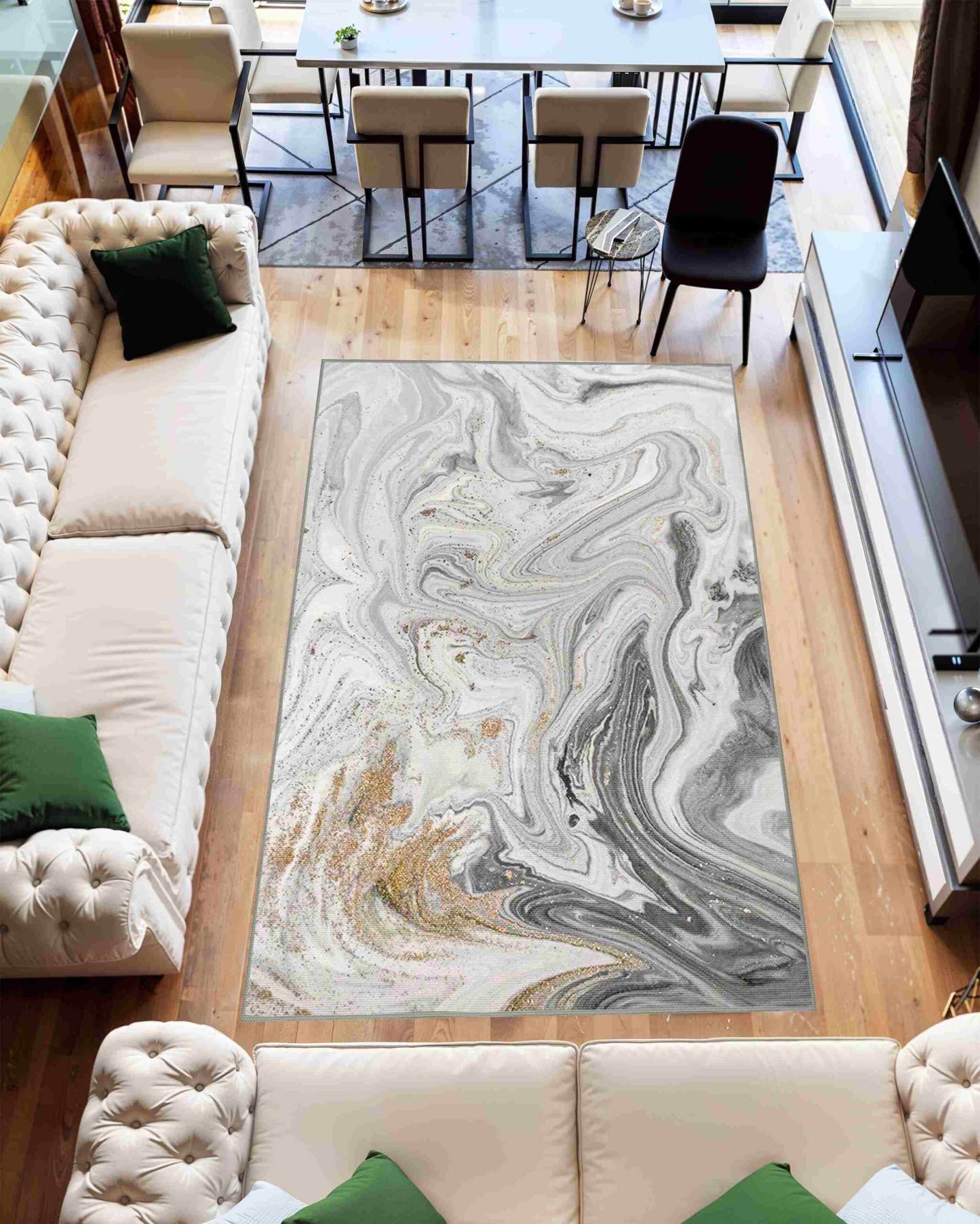 Sky Washable 7774 Grey RUG