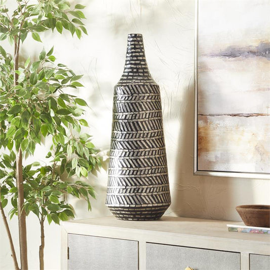 Bamboo Vase 10"W,28"H