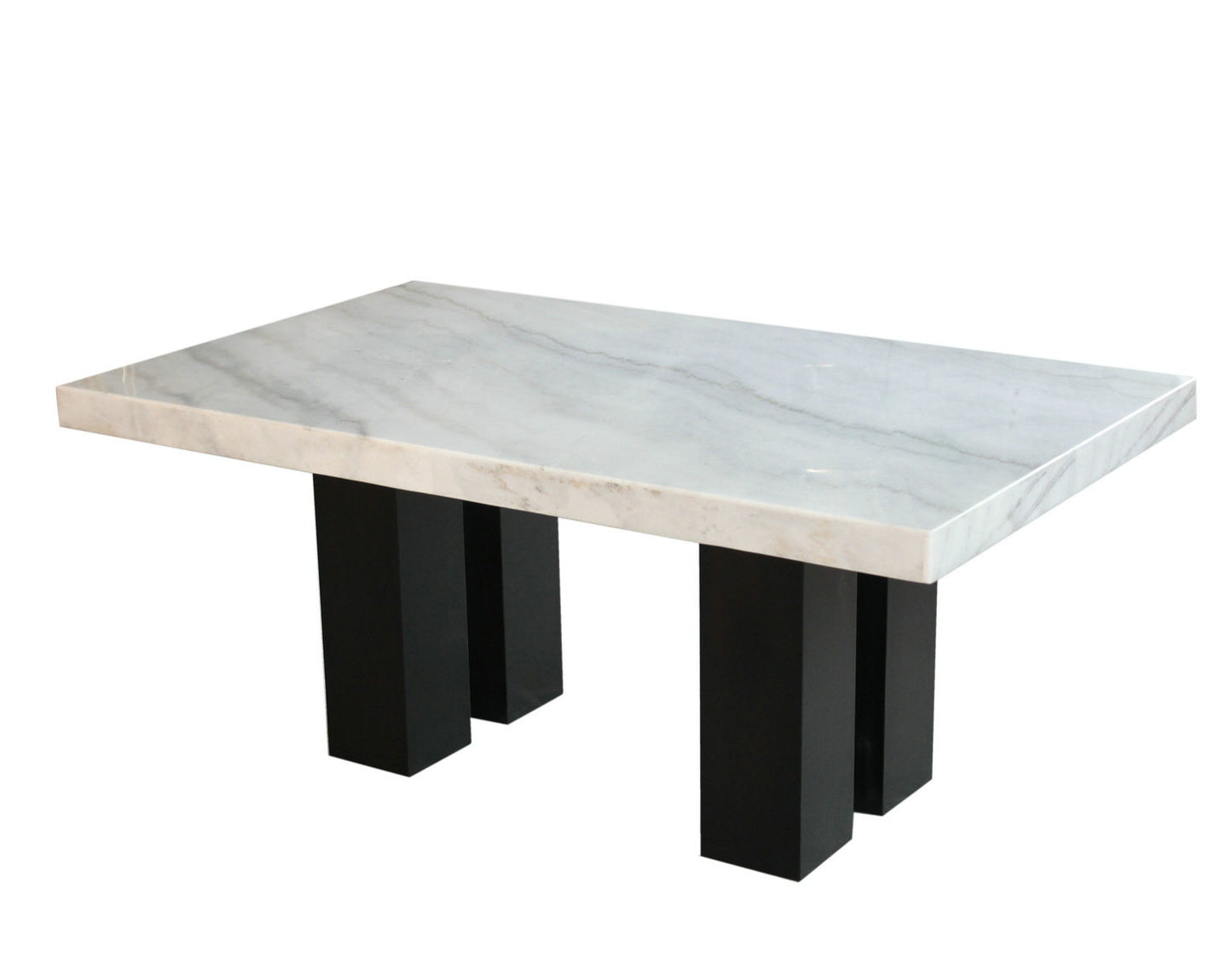 Camila White Marble 42x70 Table ONLY (Reg Height)