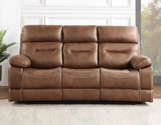 Rudger Brown Dual Reclining Sofa only