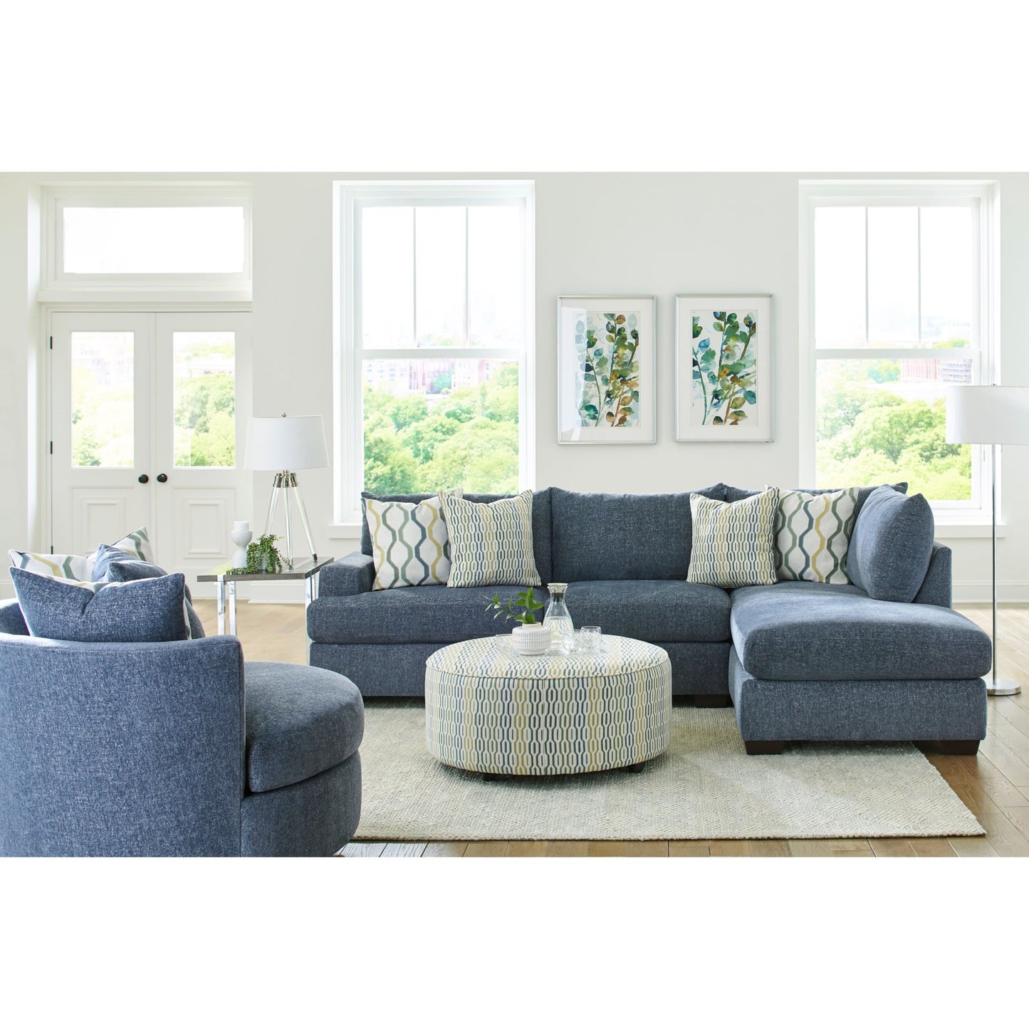 Tampa Indigo Sectional Clearance