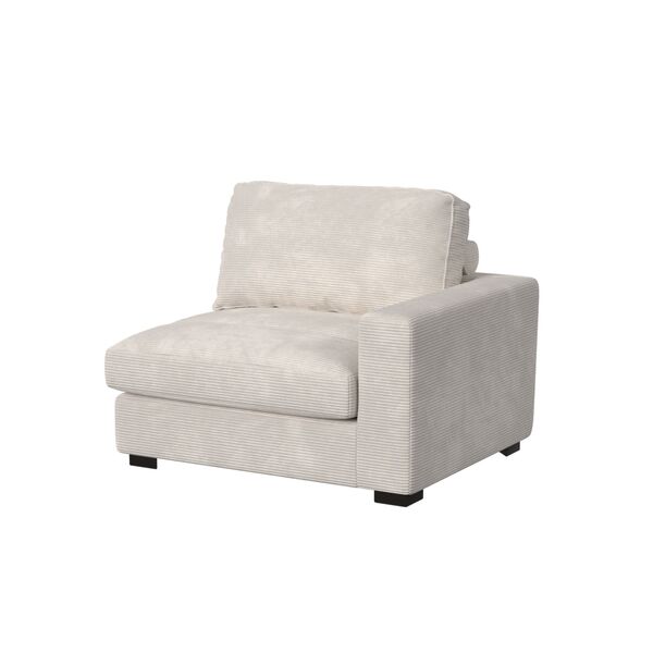 Arizona Steno Beige - RHF Armchair CLEARANCE LAST ONE
