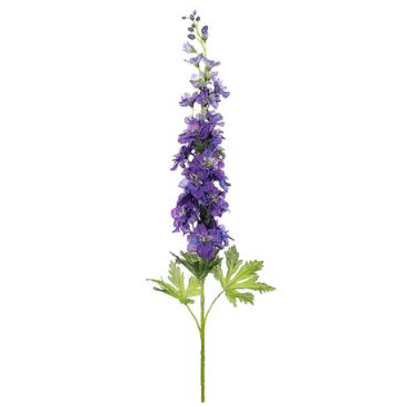 32" Delphinium Spray VI