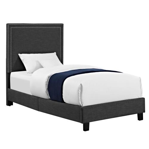 Erica Twin Bed in Heirloom Charcoal