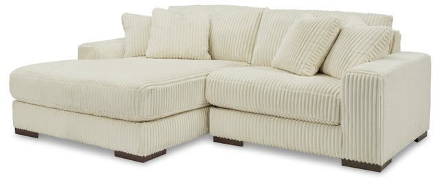 Libby Ivory 2PC Sectional with Reversible Chaise CLEARANCE