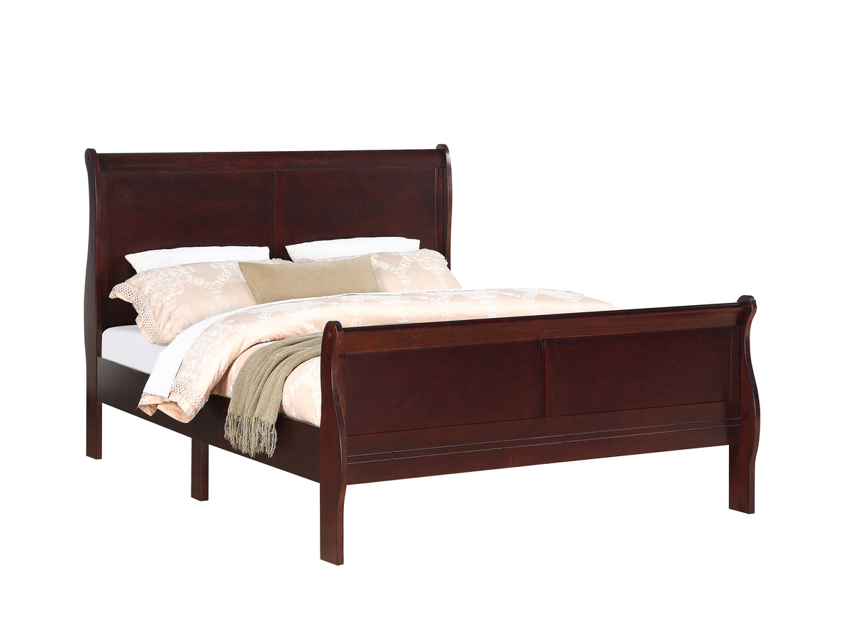 Louis Phillipe Cherry Full Bed
