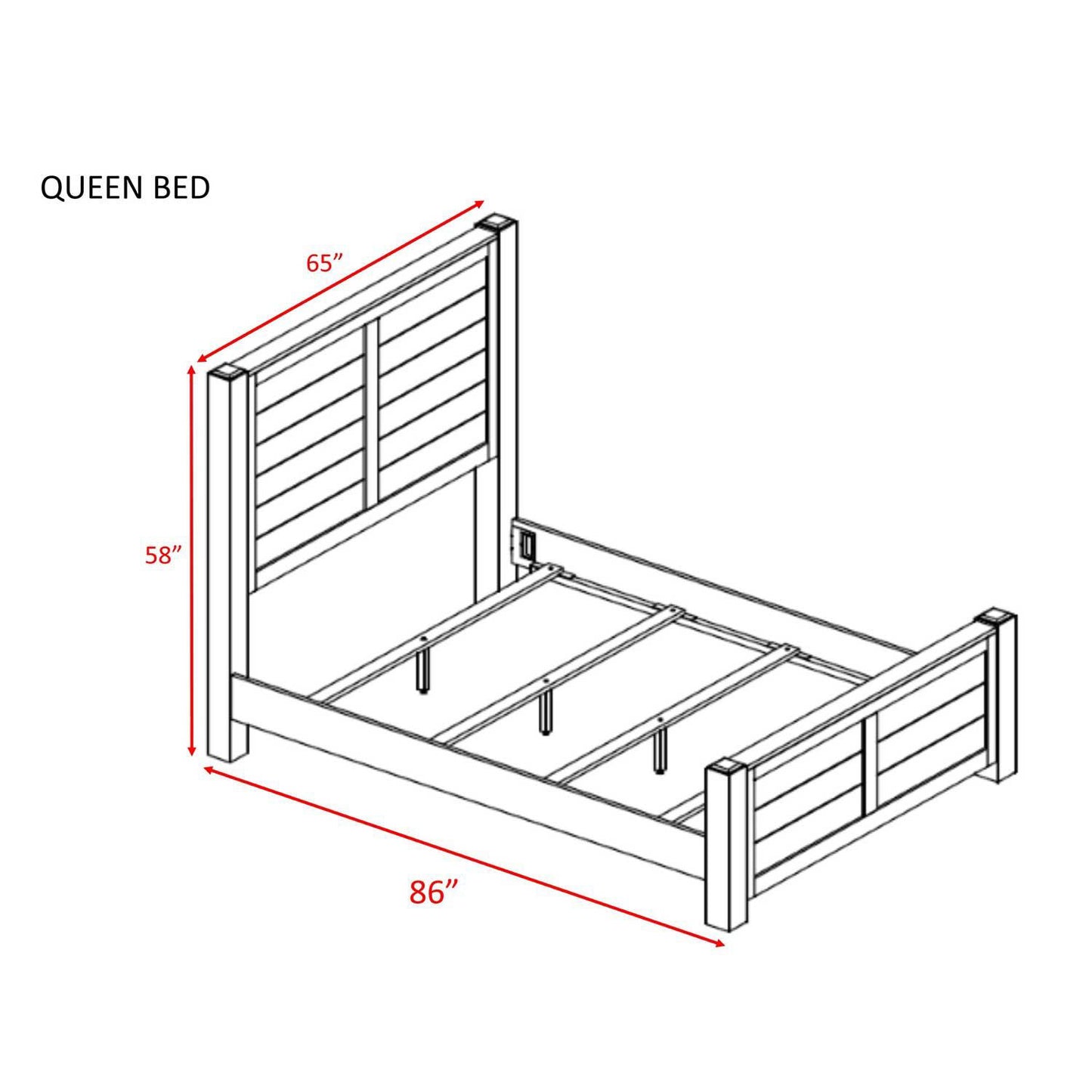 Dawson Creek Queen Bed