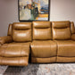 Top Grain Leather Madrid Canyon Power Reclining Sofa & Loveseat Set