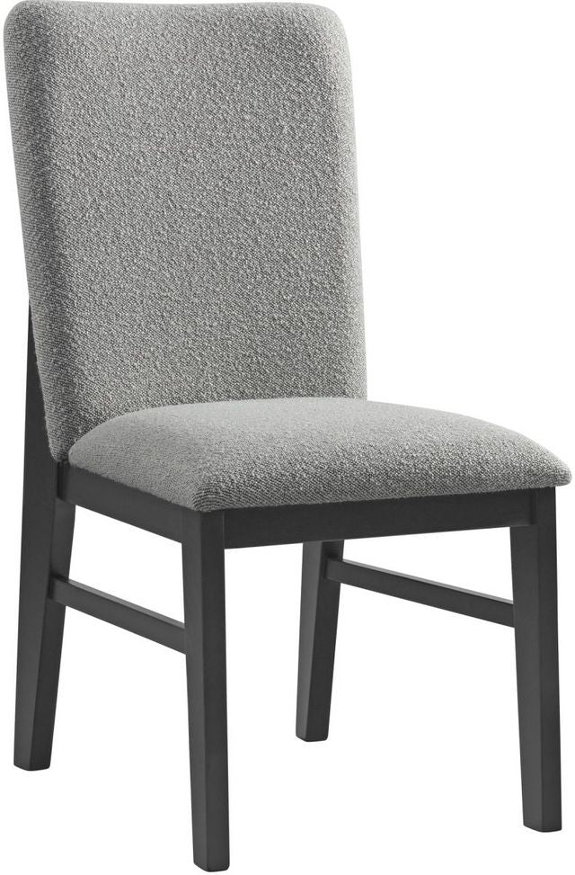 Portland Side Chair with Grey Fabric clearance