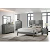 Denker King Bedroom Set - Bed, Dresser and Mirror