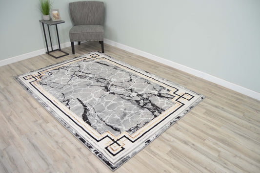 Marble 1041 Black RUG