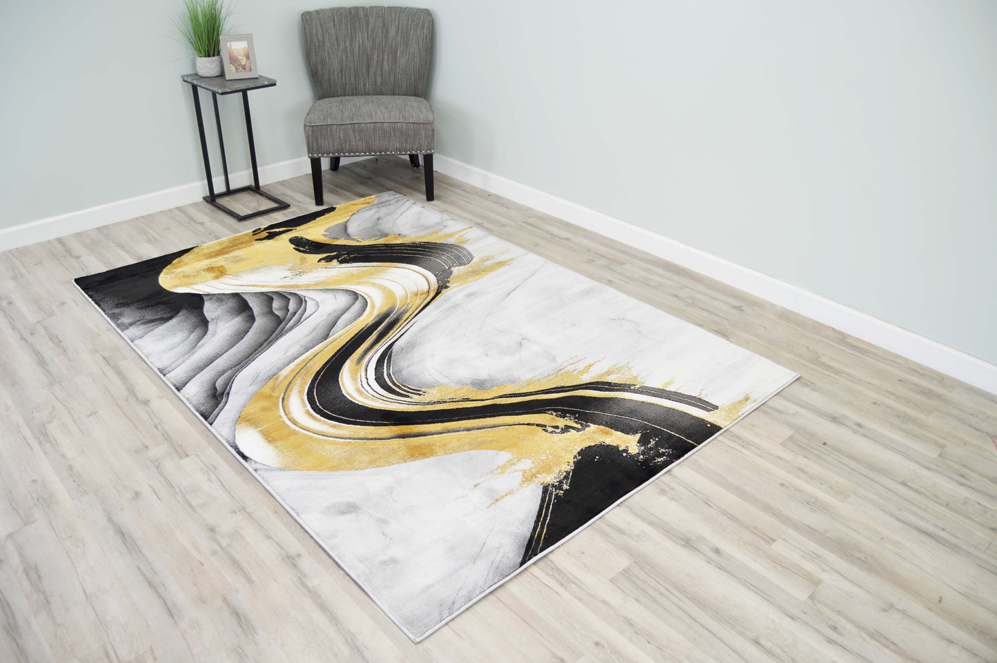 Contempo 1112 Black Rug