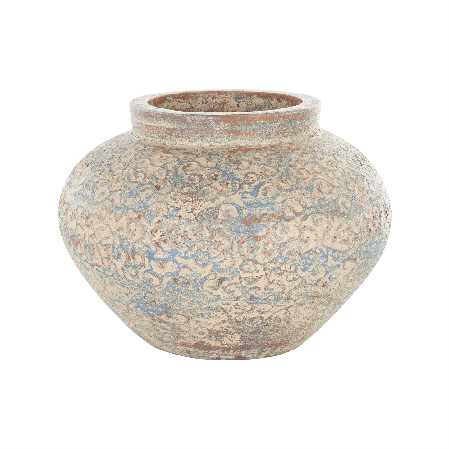 Teracotta Vase 14"W,10"H