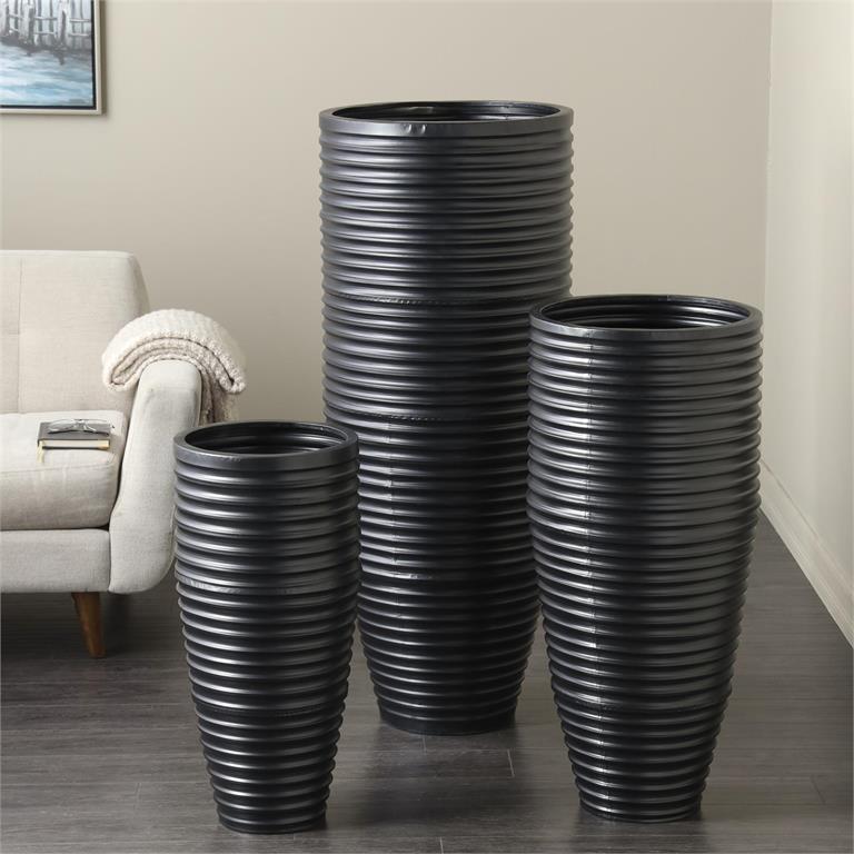 Metal Floor Vase 46"H