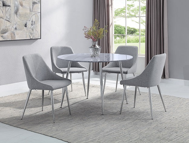 Tola 45" Round Table and 4 Chairs