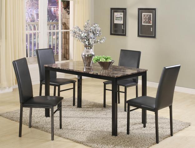 Aiden BK Table & 4 Chairs