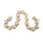 Brown Glass Handmade Extra Long Frosted Orb Garland