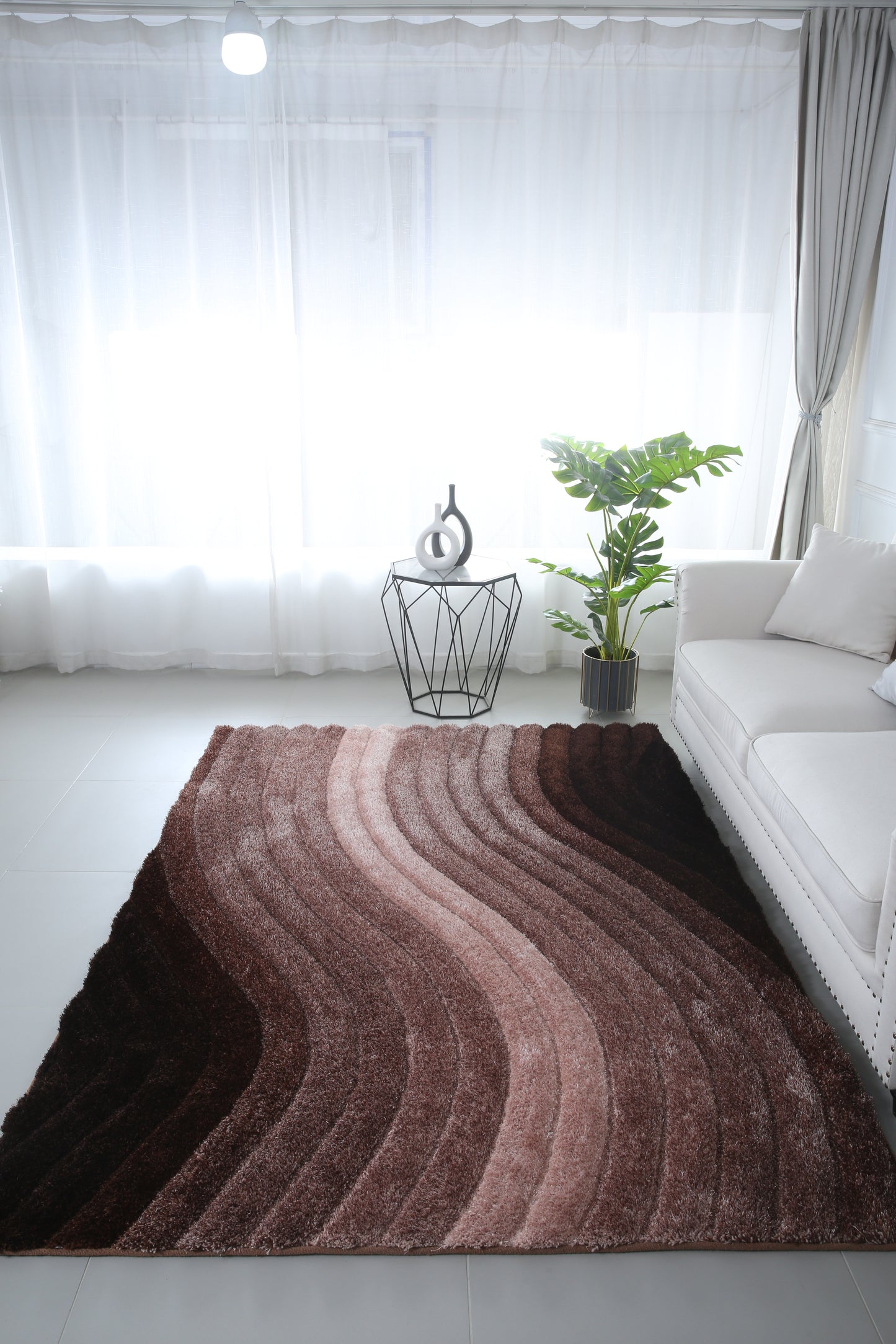 Natalia  Shaggy CoffeeBeige RUG