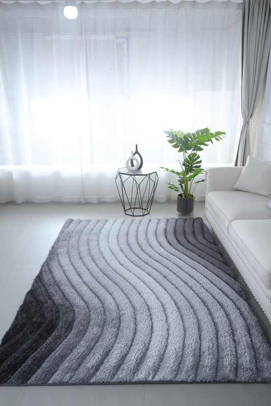 Natalia Shaggy Grey RUG