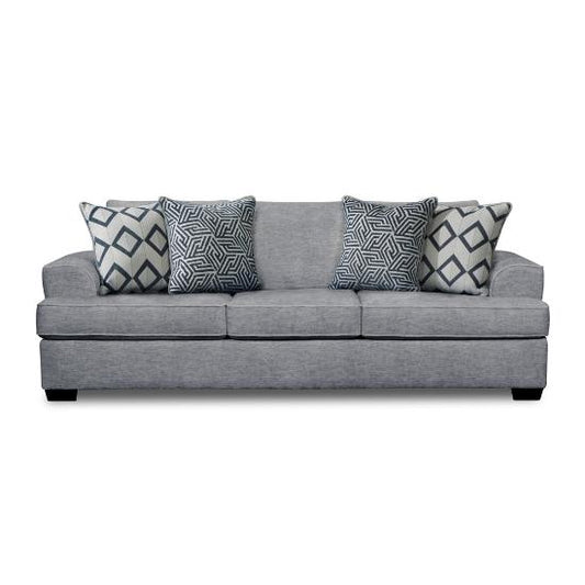 Ritzy Grey Sofa & Loveseat
