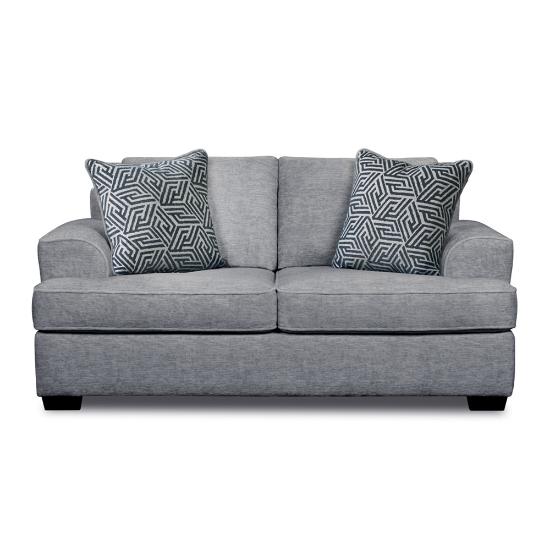 Ritzy Grey Sofa and Love CLEARANCE