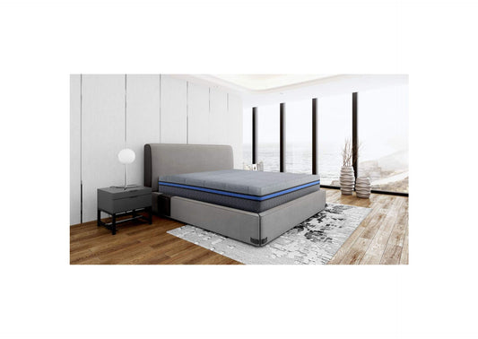 Butterfly 15'' Twin XL, Grey Cover Firm Mattress