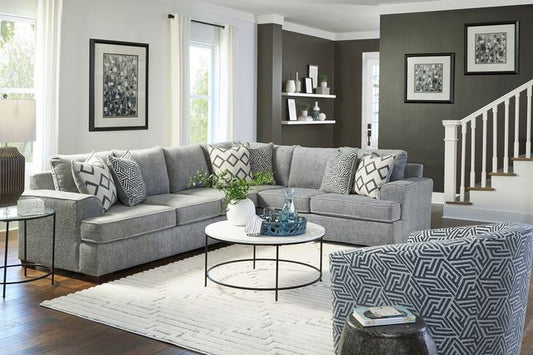 Ritzy Grey Sectional