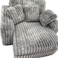 Presley Pewter Dual Power Slider Sofa And Slider Chair