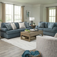 Becker Navy Sofa CLEARANCE