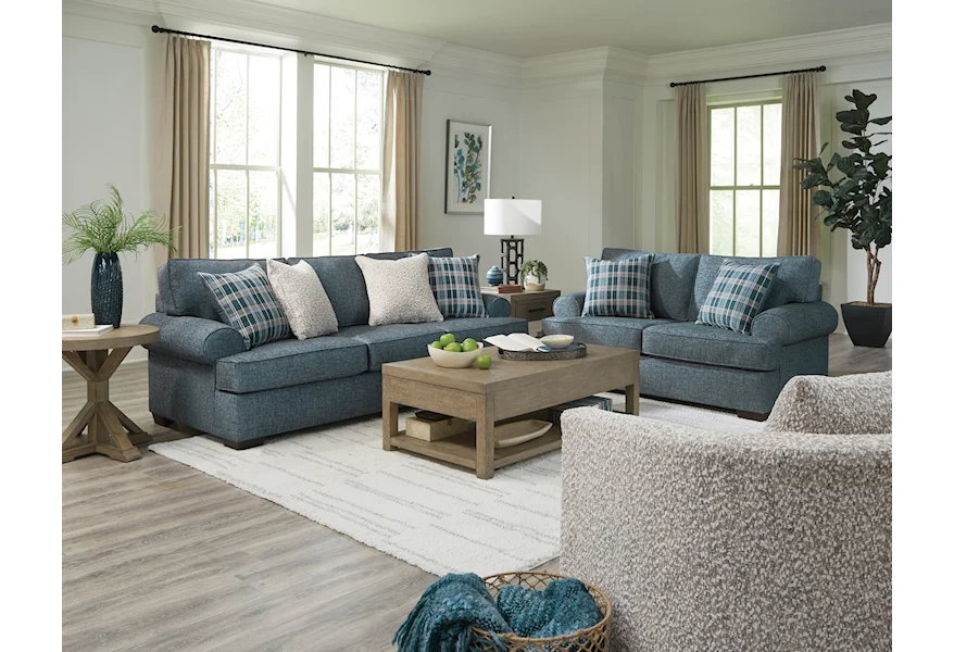 Becker Navy Sofa CLEARANCE