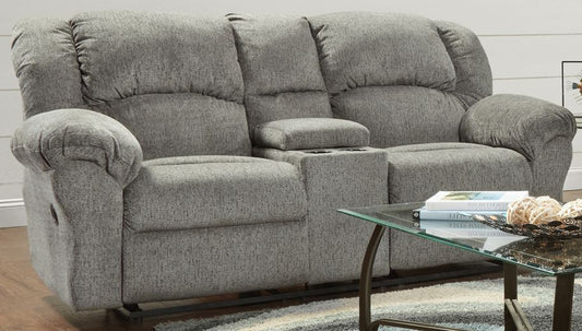 Allure Grey  Dual Reclining Loveseat only