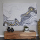 Gray Canvas Geode Waves Wall Decor