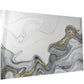 Gray Canvas Geode Waves Wall Decor