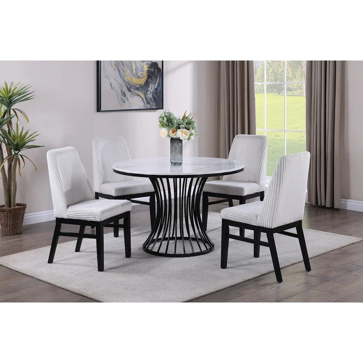 Hadley Table & 4 Chairs