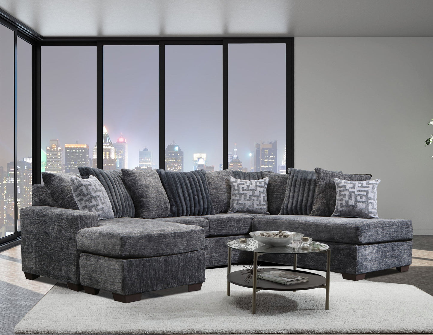 Galactic Charcoal Sectional