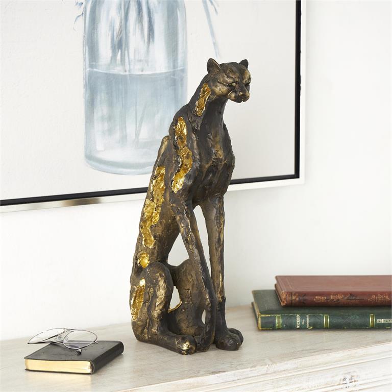 PR Leopard Sculpture