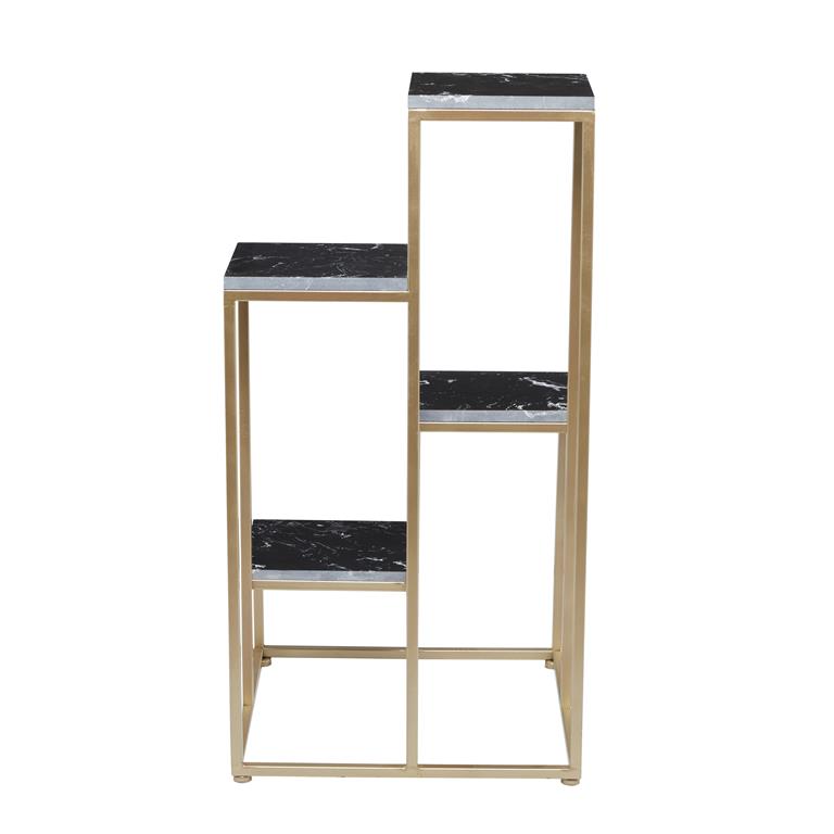 Black Marble 4 Tier Plantstand