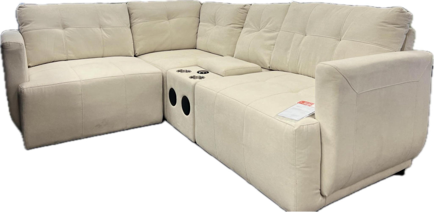 Armani 4 PC Modular Natural Sectional CLEARANCE AS-IS