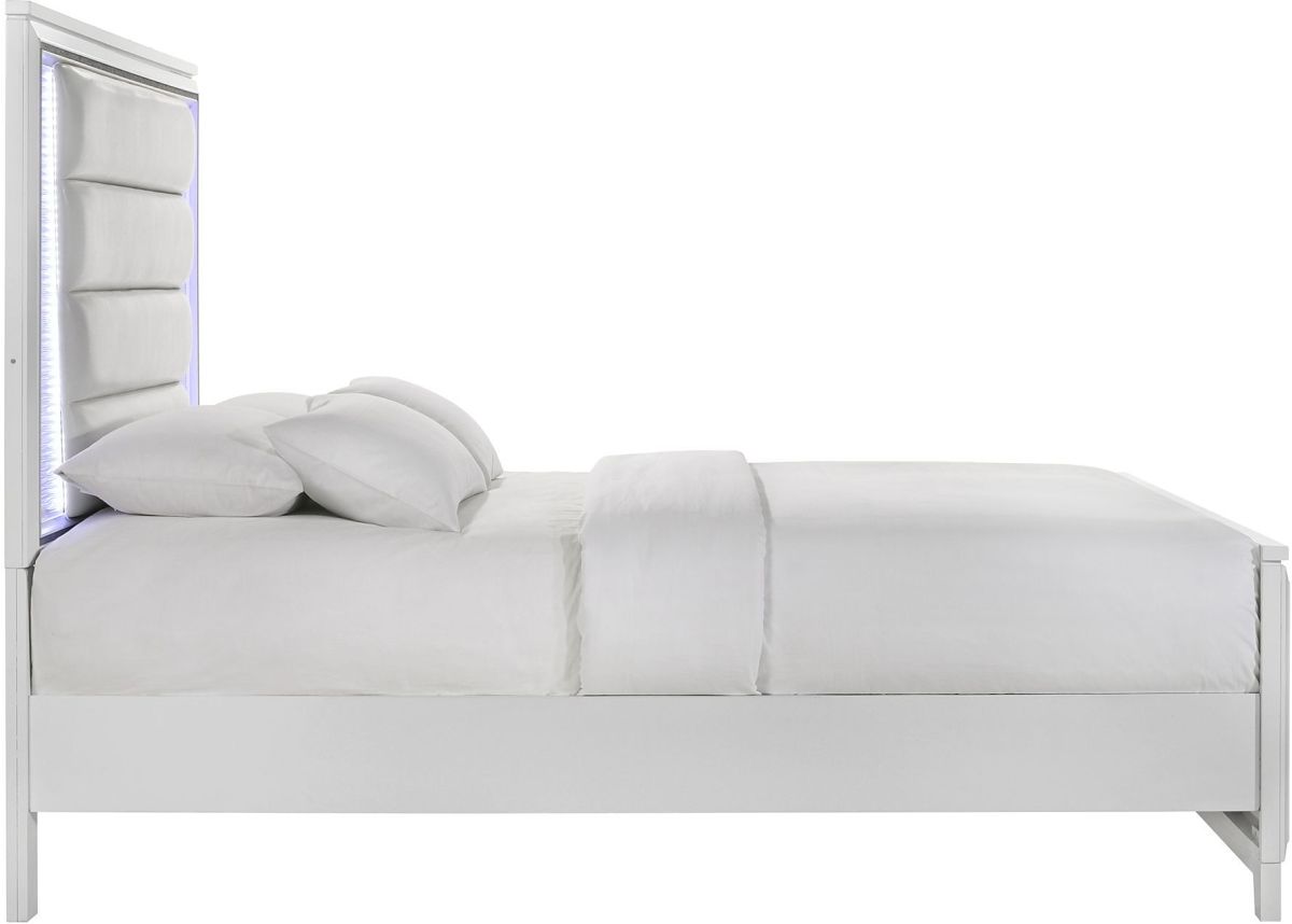 Moondance White King Bed