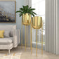 Cosmoliving by Cosmopolitan Gold metal Tall indoor