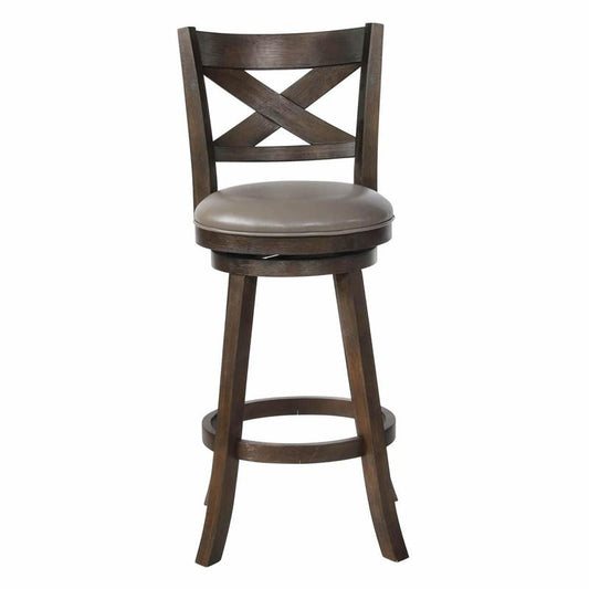 Solid Mango Wood Bar Stool 68cm - Evelyn Lily Interiors