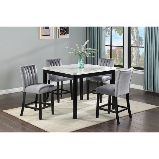 Pascal 48x48 Counter Hight Table and 4 Chairs
