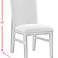 Portland Side Chair with Grey Fabric clearance