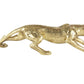 Gold  Polystone Leopard Sculpture