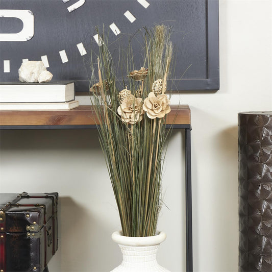 Brown Dried Plant  Grass Handmade Tall Floral Bouquet