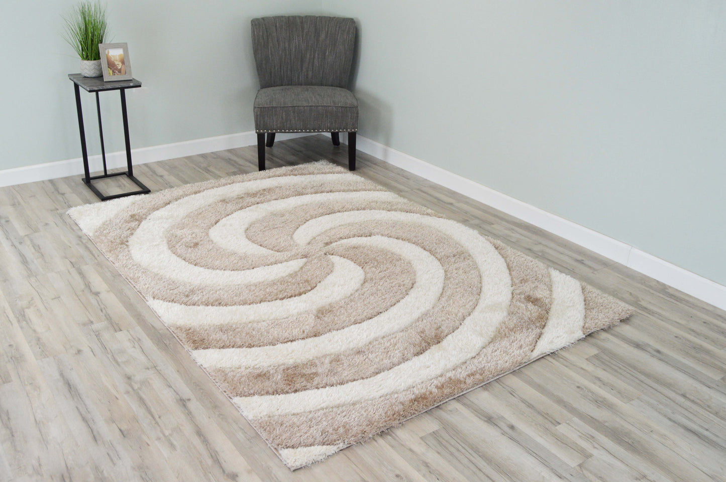 4D Shaggy 6484Beige RUG